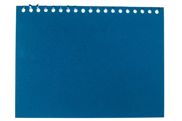 Azul marinho nota papel vista superior — Fotografia de Stock