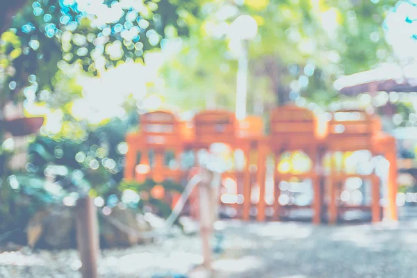 Cafetería en jardín — Foto de Stock