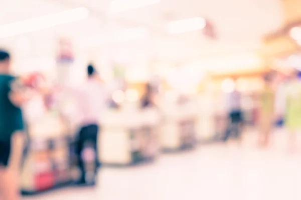 Supermercado loja borrão — Fotografia de Stock