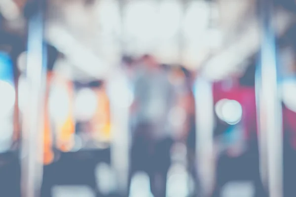 Pessoas em ônibus de transporte público — Fotografia de Stock