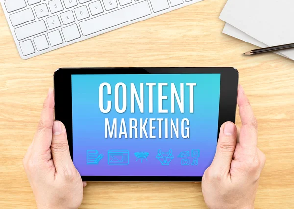 Mot de marketing de contenu — Photo