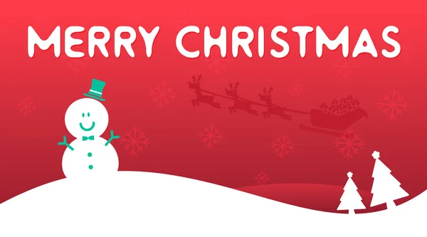 Frohe Weihnachten Banner Hintergrund — Stockvektor