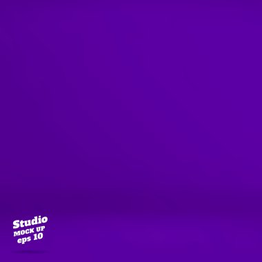 Boş canlı mor Stüdyo Oda