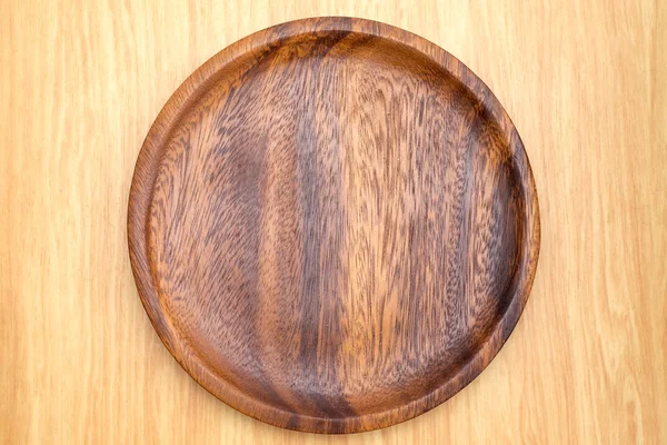 Верхний вид темно-коричневой деревянной плиты — стоковое фото