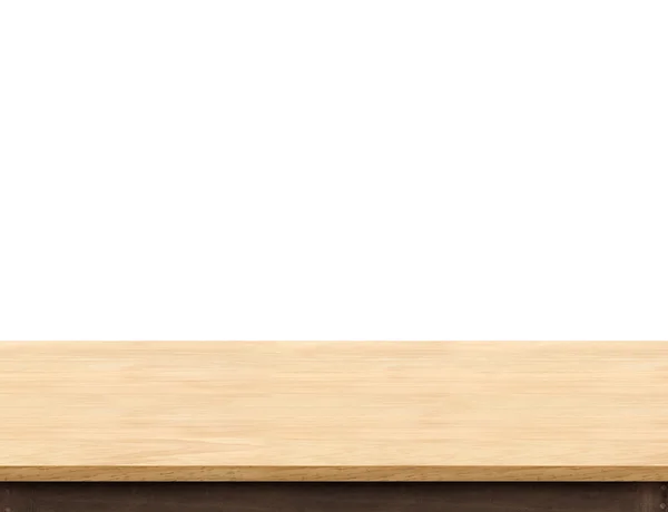 Lege licht houten tafelblad — Stockfoto