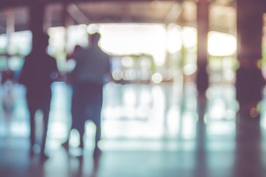 Arka plan, kongre salonu, koridorda, Ey insanlar bulanıklık