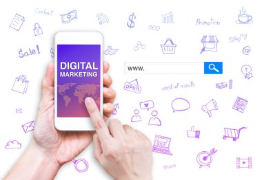 El ile kelime ile arama pazarlama dijital cep telefonu dokunmatik 