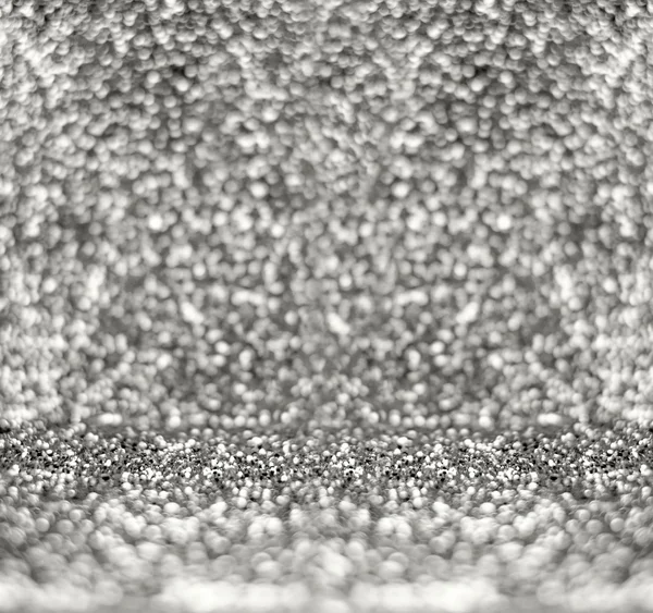 Abstraktní glitter pozadí textury v perspektivním pohledu s bla — Stock fotografie