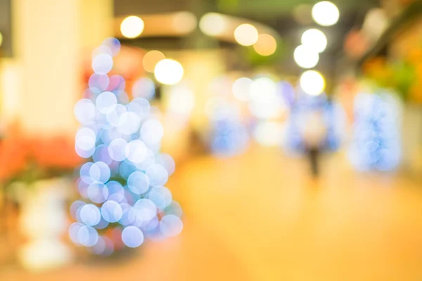 Blurred background, Christmas tree bokeh light — Stock Photo, Image