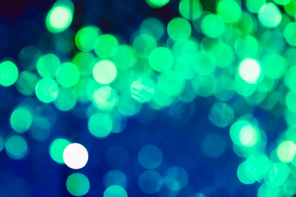 Green and blue color bokeh light,Blurred abstract background — Stock Photo, Image