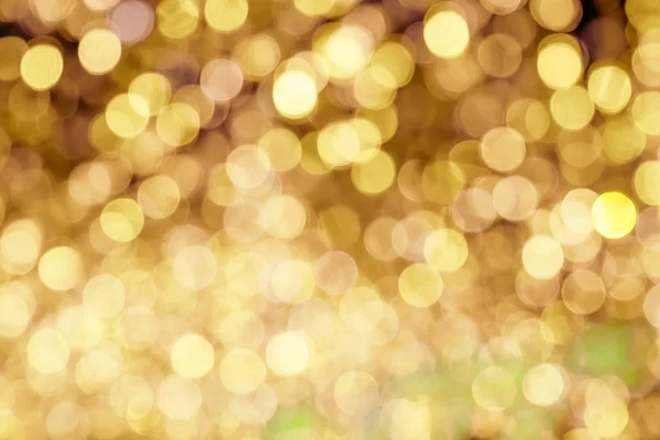 Golden color bokeh light,Blurred abstract background