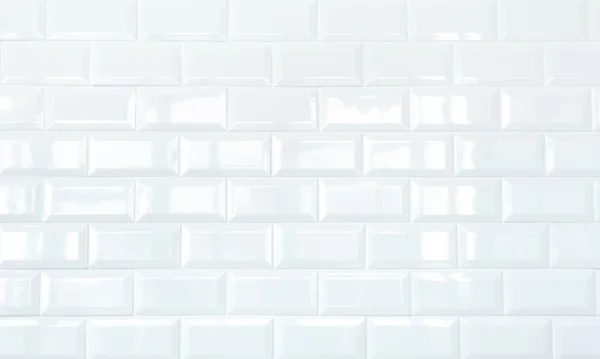 White ceramic brick tile wall,background — Stock Photo, Image