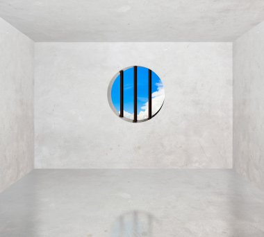 Çimento Oda korkuluk çubuğu ile