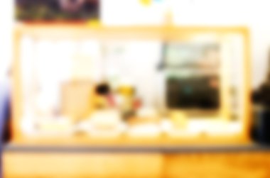 Kafe arka plan bulanıklık