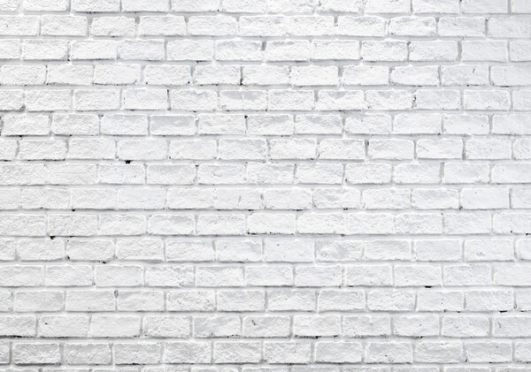 White misty brick wall for background or texture
