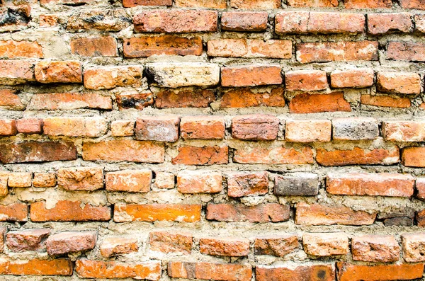 Cracked concrete vintage brick wall background — Stock Photo, Image