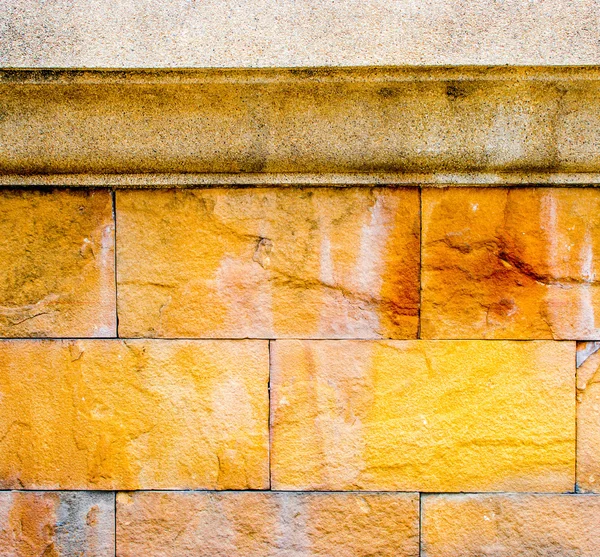 Zand stenen muur — Stockfoto