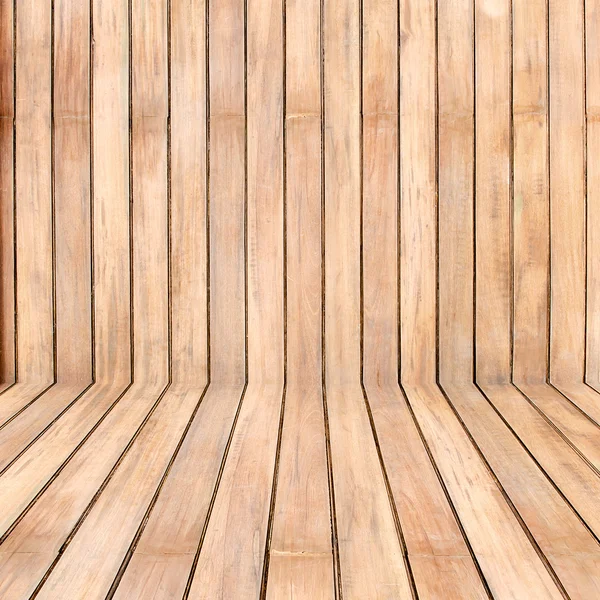 Порожній кімнаті дерев'яні , — стокове фото