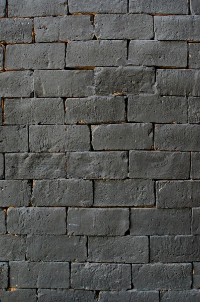 Black brick texture — Stock Photo, Image