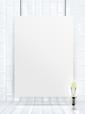 Hanging paper poster frame