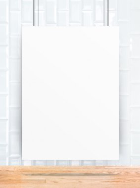 Hanging paper poster frame