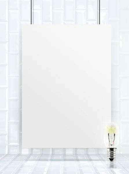 Paper poster frame — Stock fotografie