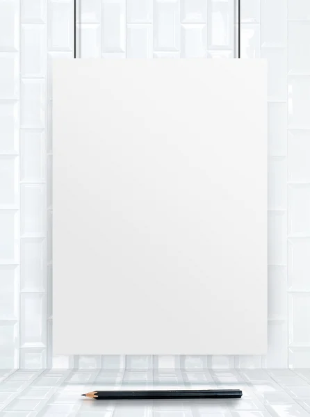 Paper poster frame — Stock fotografie