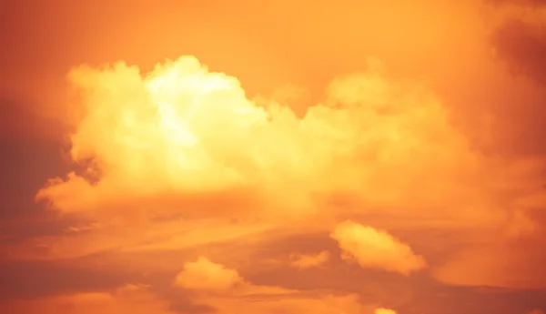 Vintage filter,Orange Cloudscape — Stock Photo, Image