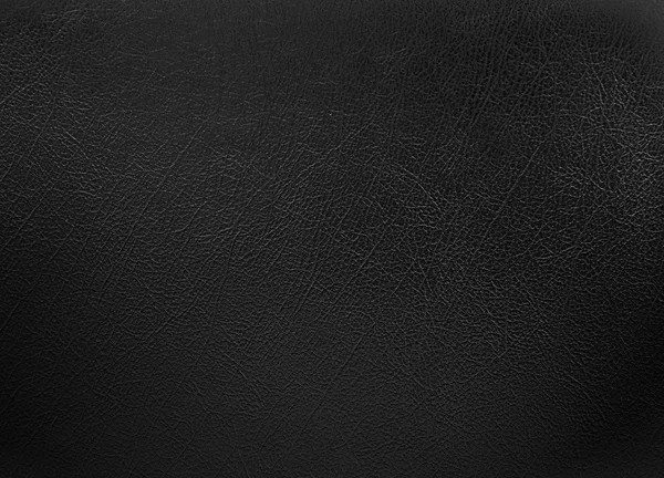 Black colored leather background — Stock fotografie