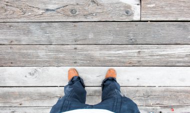 wooden plank floors