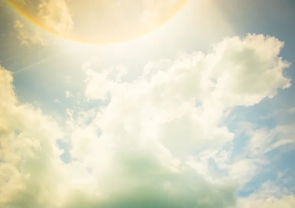 Sun Halo with cloud — Stock Photo, Image
