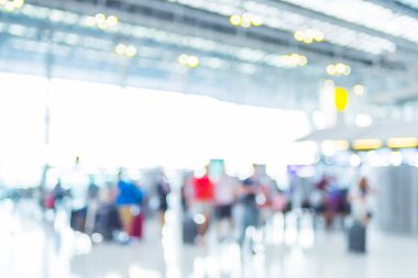 Terminal kalkış Check-in sırasında Havaalanı
