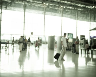 Terminal kalkış Check-in sırasında Havaalanı