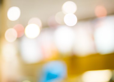 Renkli mağaza bokeh ile arka plan bulanıklık