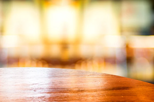 Empty round table top — Stock Photo, Image