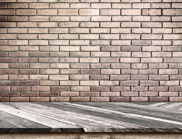 Empty Diagonal Wooden Table top — Stock Photo, Image