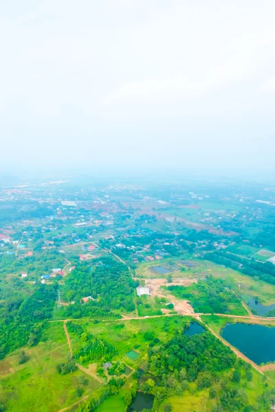 Vista aérea del paisaje de la ciudad de Bangkok —  Fotos de Stock
