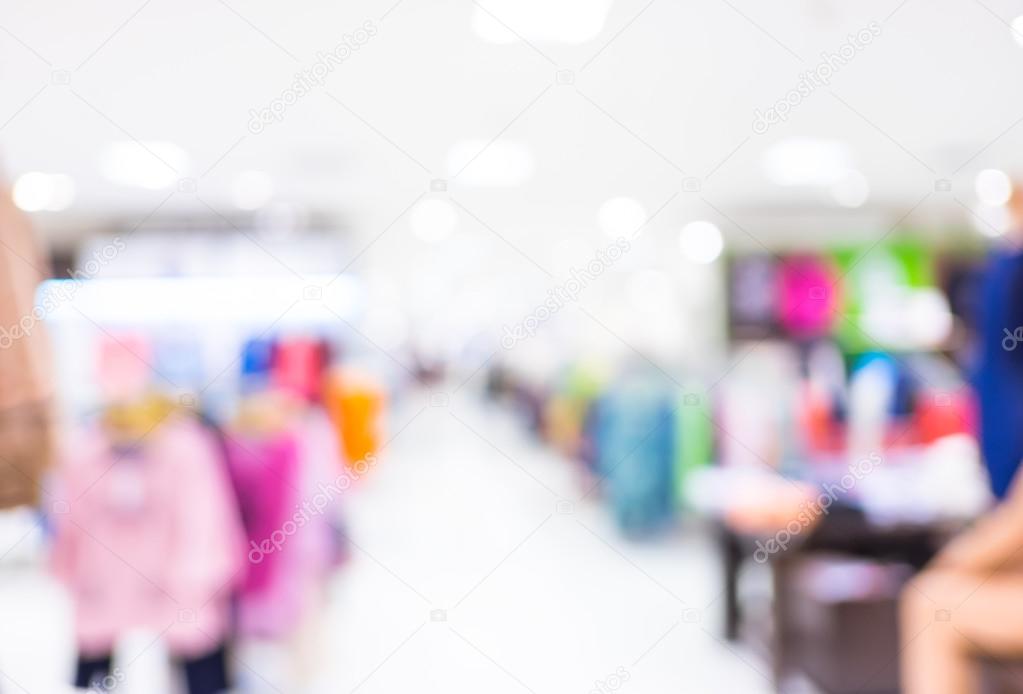 Customer shopping at department store