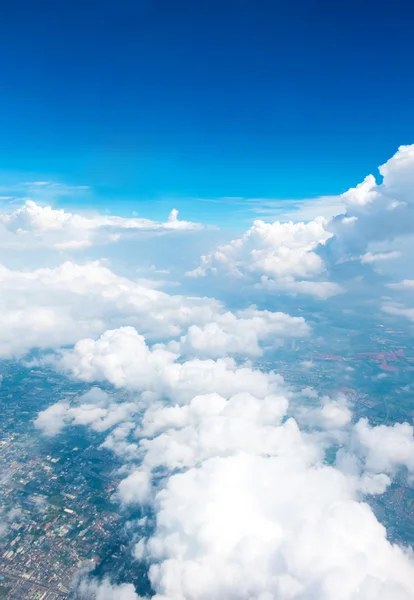 Πόλη της Μπανγκόκ στην Ταϊλάνδη με το σύννεφο. — Φωτογραφία Αρχείου