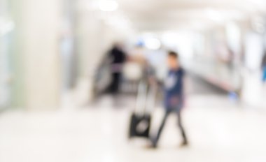 Gezgin walk ın Havaalanı terminalinde te