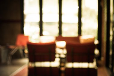 Kahve Dükkanı içinde arka plan bulanıklık