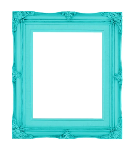 Empty contemporary vintage frame with vibrant color isolated on — Stock Photo, Image