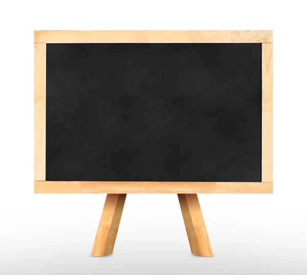 Blackboard with easel in studio room — Stock Photo, Image