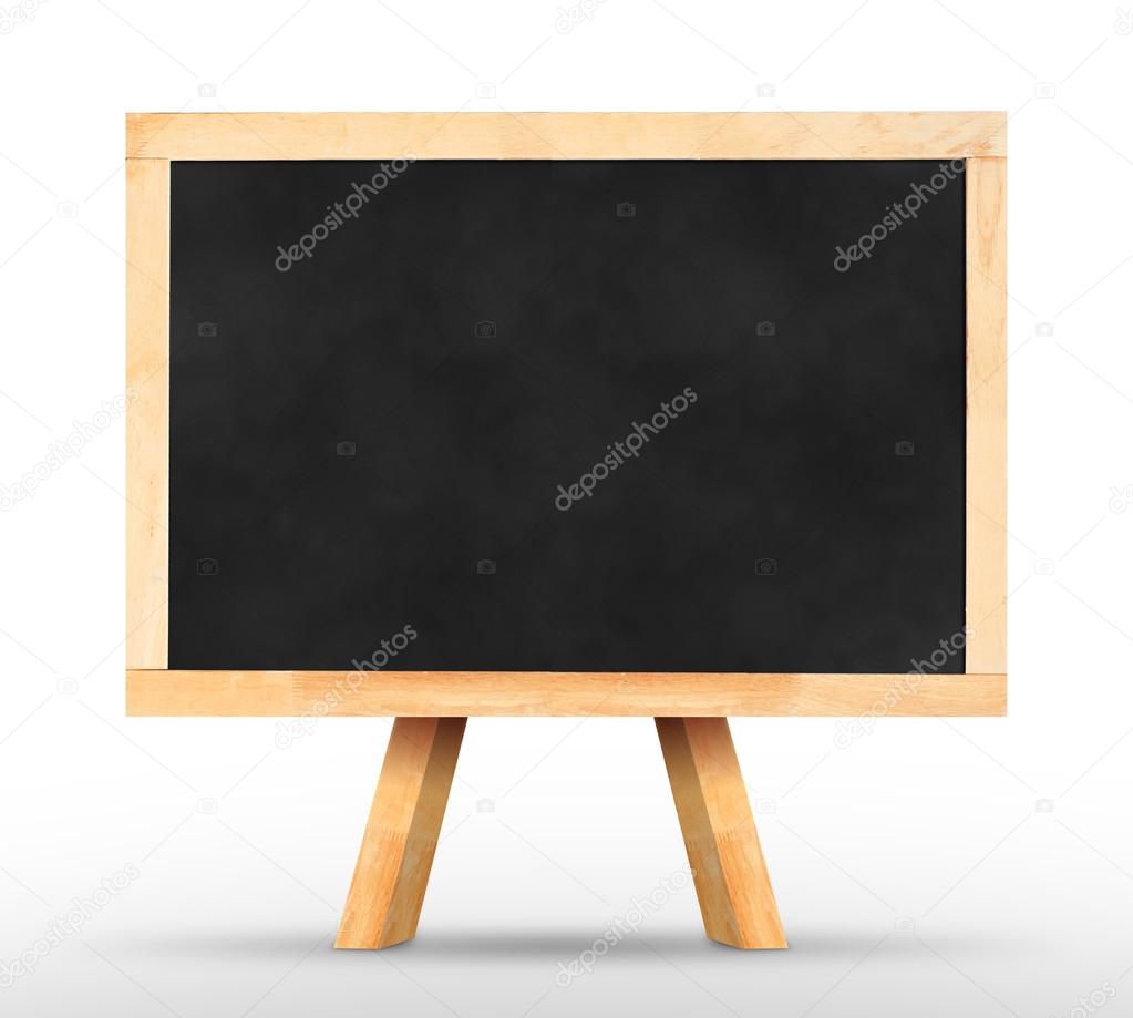 Blackboard with easel in studio room