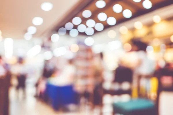Blurred background : Groups of customer queuing in front of rest