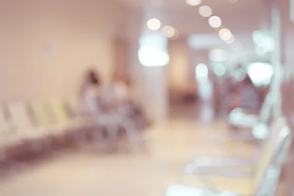 Blurred patient waiting for see doctor,abstract background — Stock Photo, Image