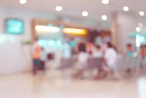 Blurred patient waiting for see doctor,abstract background — Stock Photo, Image