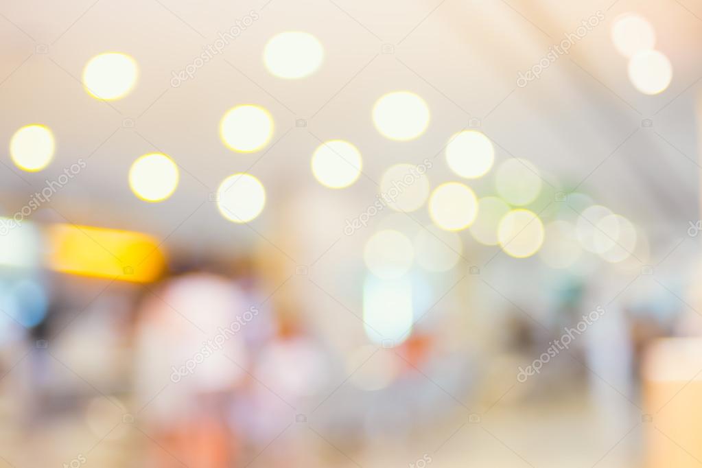 Blurred background : Vintage filter ,People in Coffee shop blur