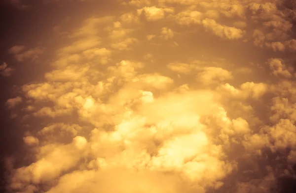 Vintage filter,Orange Cloudscape abstract look — Stock Photo, Image