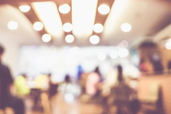 Cliente en la cafetería borrosa — Foto de Stock